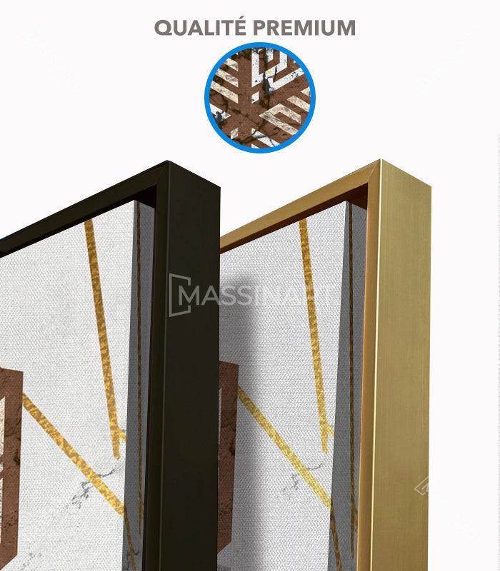 Tableau décoratif Geomteric Calligraphy - Encadrement américain - Massinart.ma  décoration murale au Maroc