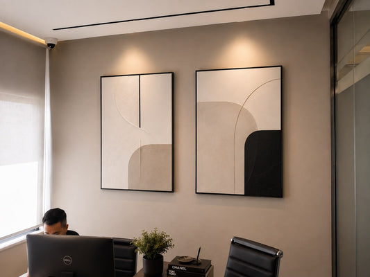 Diptyque ou triptyque : lequel choisir pour décorer un grand mur ?