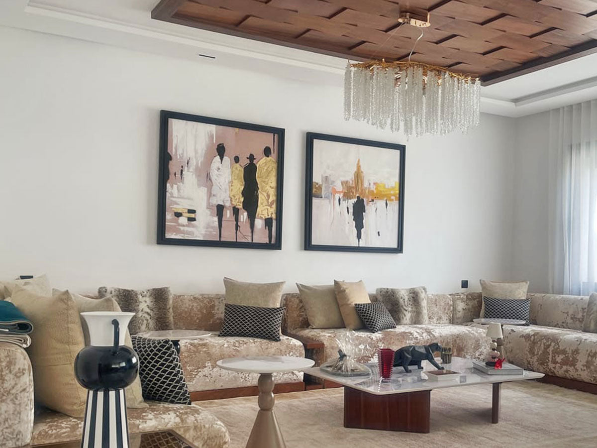 Tableau Salon Marocain : 30 Idées de Décoration Murale 2026