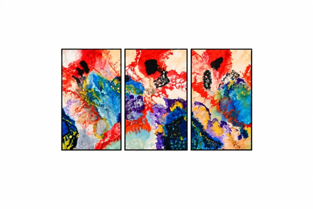 Eclosion - signe par l'artiste "Hind Lahrichi"