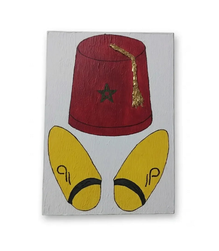 L'âme marocaine - signe par l'artiste "Mounia Lemrozi"