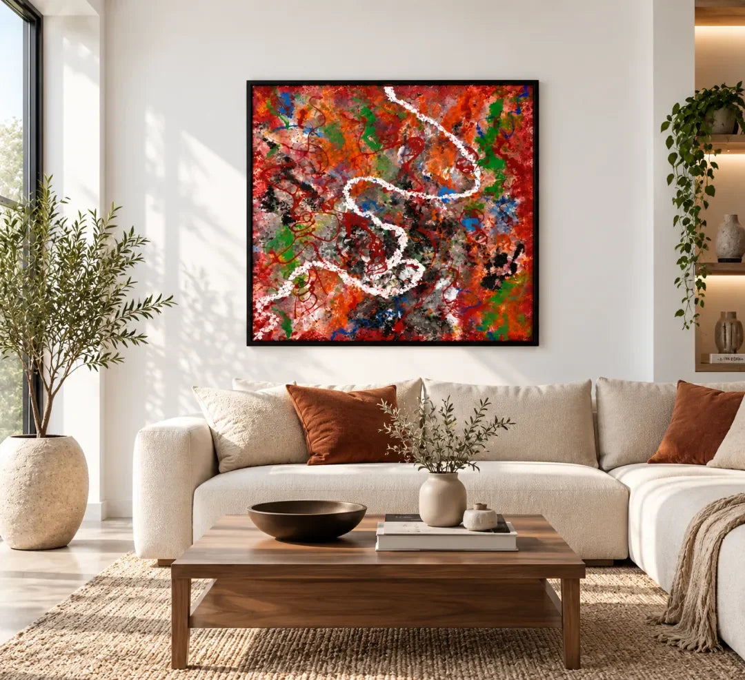 Energie libre - signe par l'artiste "Hind Lahrichi"
