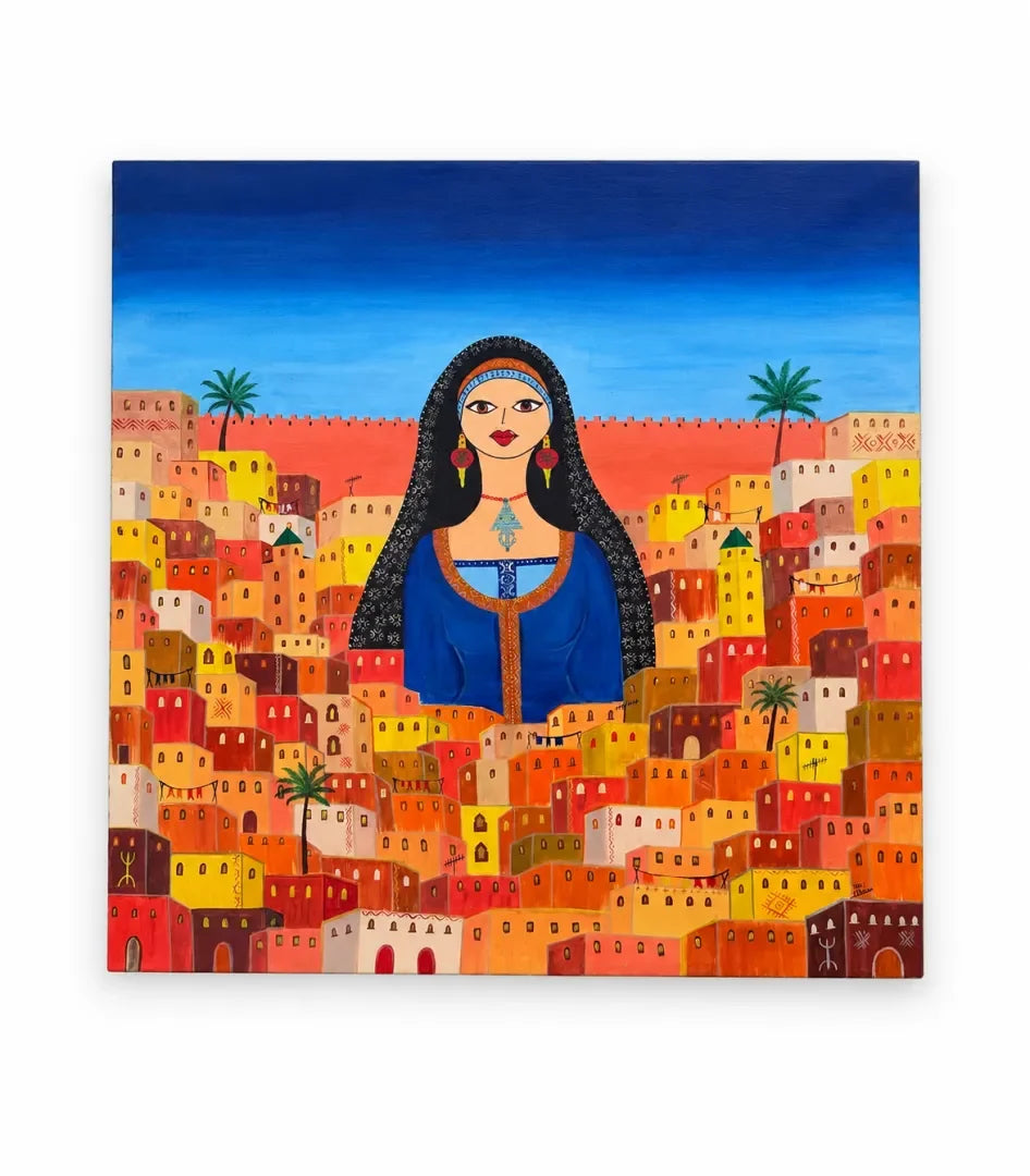 La femme des MAISONS - signe par l'artiste "Ilhame Taki"
