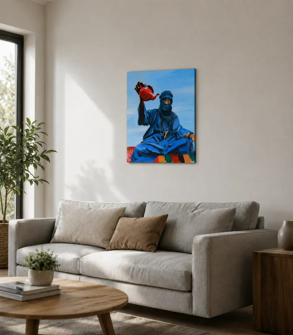 Hospitalité sahraouie - signe par l'artiste "Nisrine Amroug"