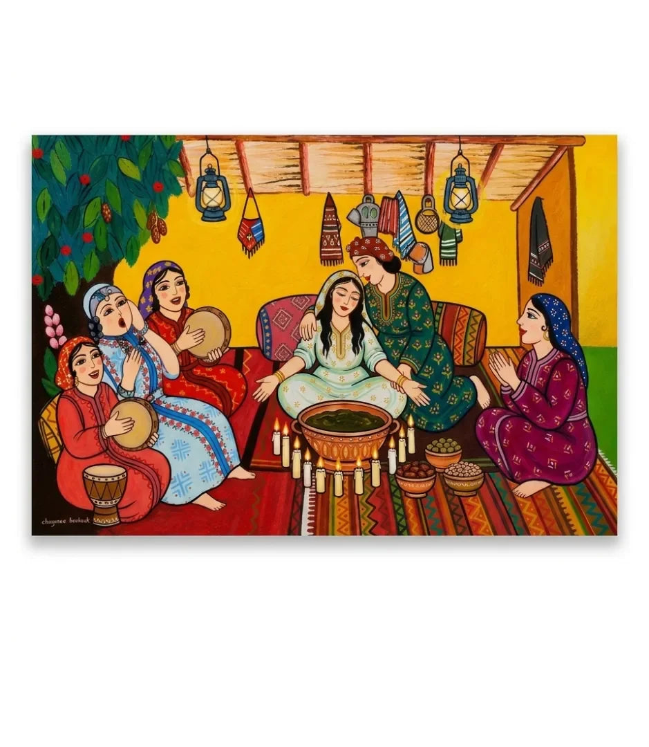 L’Âme des Traditions Marocaines - signe par l'artiste "Chaymae Boukouk"