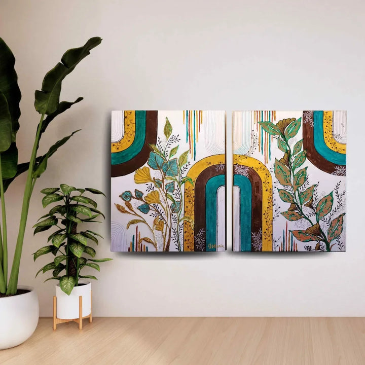 Porte du Bonheur - signe par l'artiste "Maria Bahite"