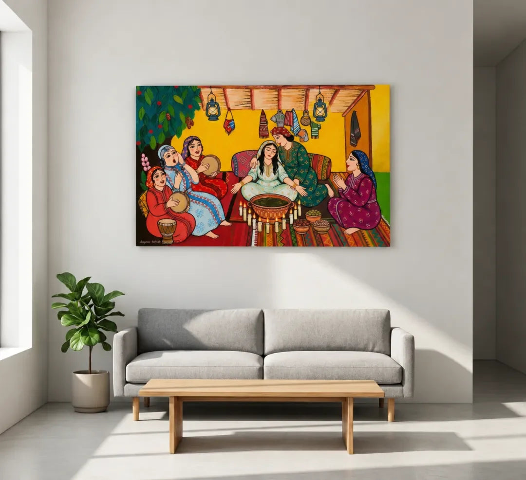 L’Âme des Traditions Marocaines - signe par l'artiste "Chaymae Boukouk"