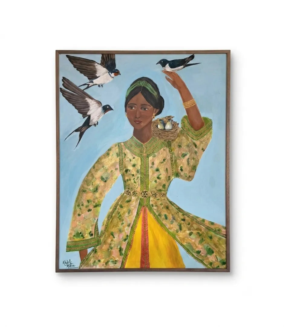 Symphonie de liberté - signe par l'artiste "Mouna Akebli"