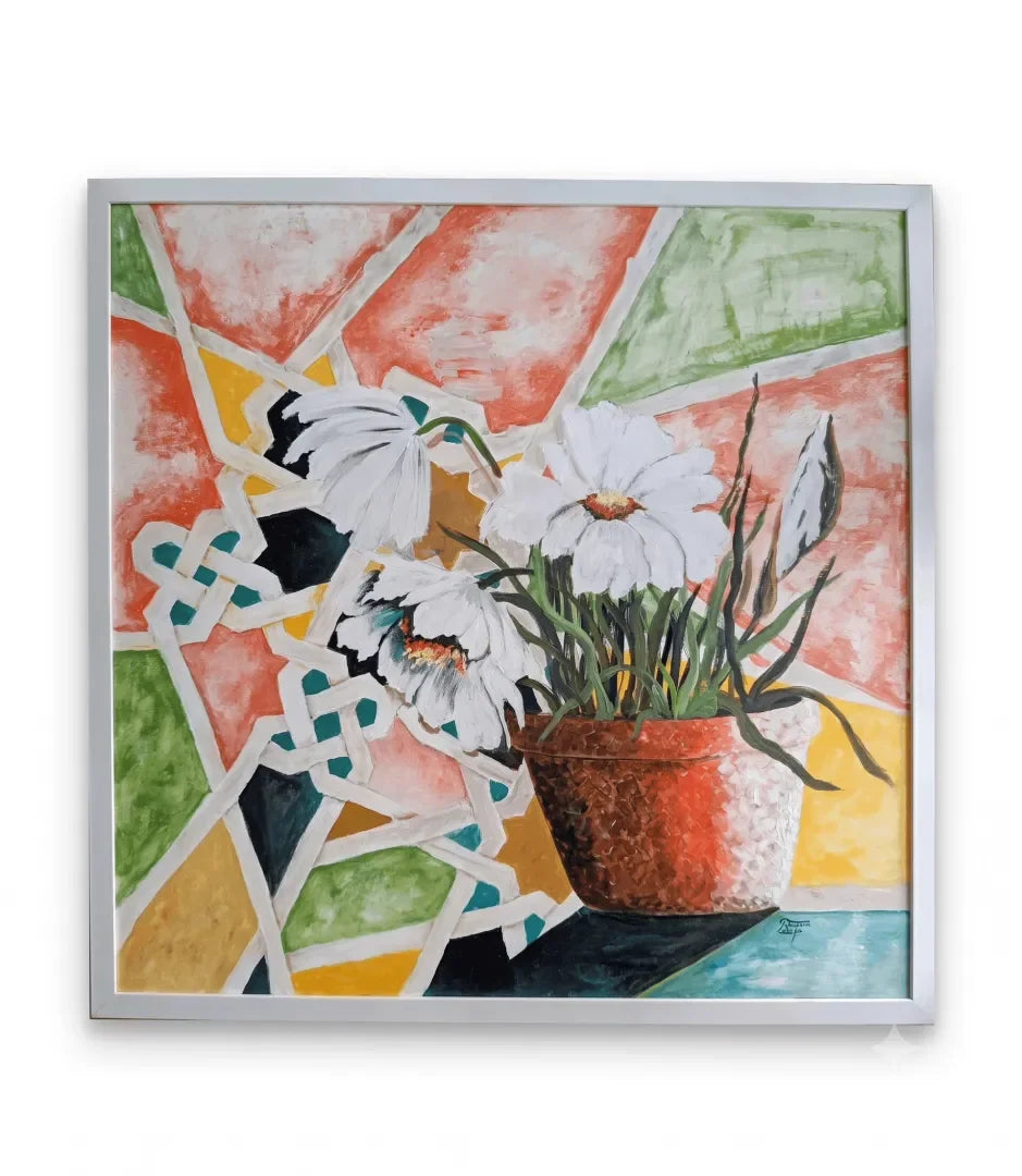 Gaieté - signe par l'artiste "Latifa Tahraoui"