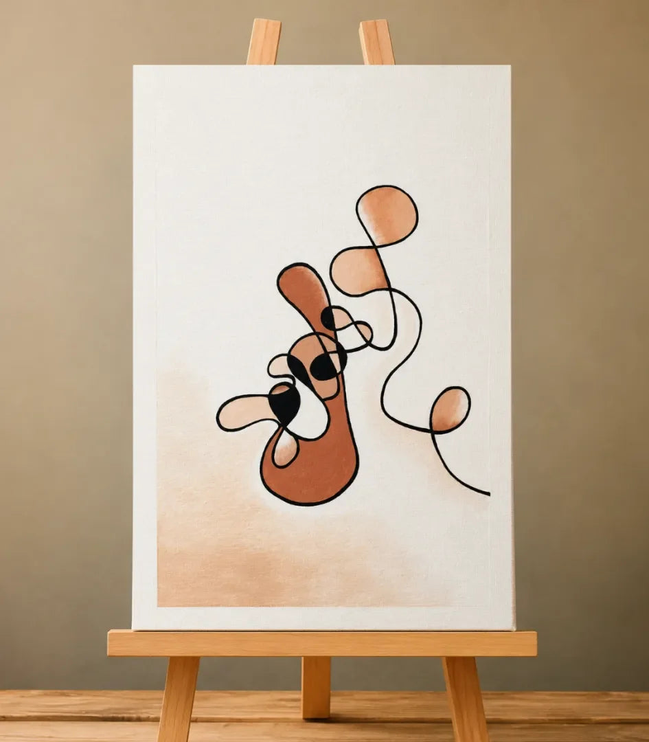Le Chemin du Retour III – L'Intégration - signe par l'artiste "AYOUB RAJI"