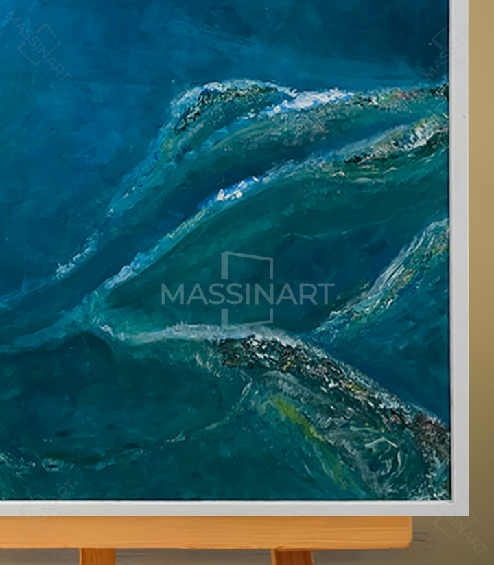 Murmures de l'océan - signé par l'artiste Safae El OHB – Massinart