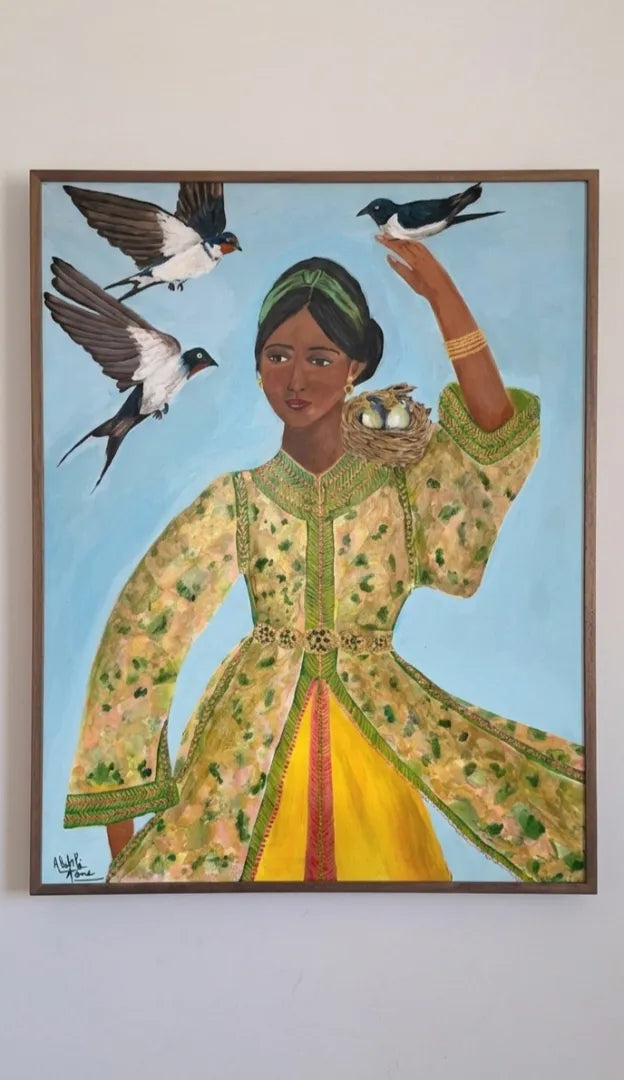 Symphonie de liberté - signe par l'artiste "Mouna Akebli"