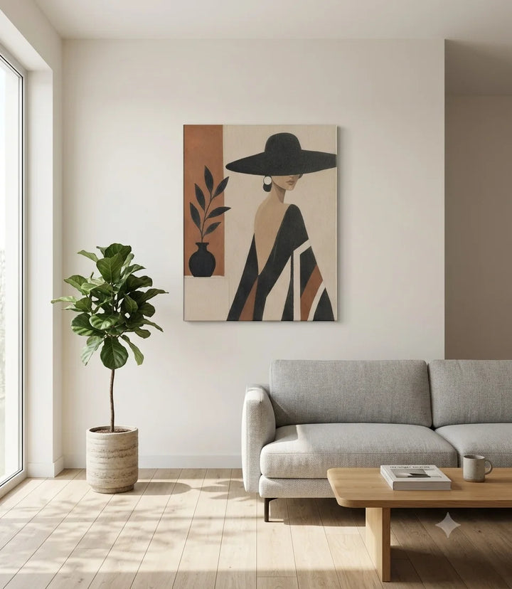 Élégance Silencieuse - signe par l'artiste "Mohamed Elassiji"