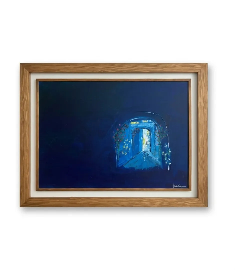 L'Échappée Bleue - signe par l'artiste "Amal Ouyizeme"
