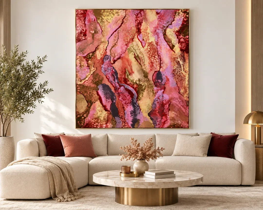 Veines de couleurs - signe par l'artiste "Hind Lahrichi"