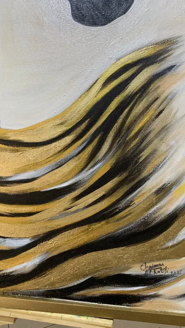 Crinière de Lumière - signe par l'artiste "CHAIMAA El HATIFI"
