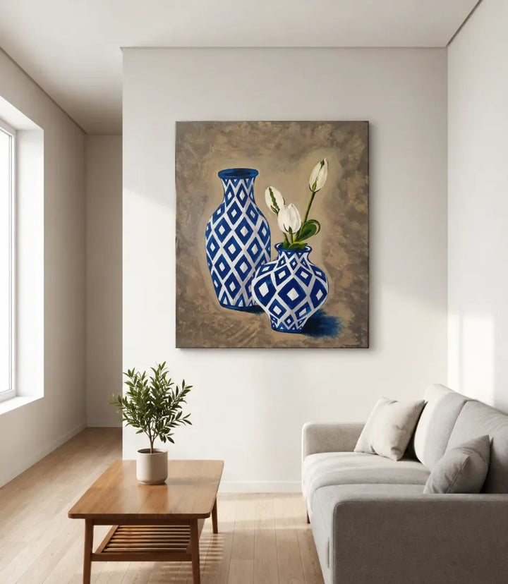 Élégance Intemporelle - signe par l'artiste "Chaymae Boukouk"