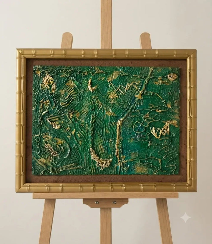 Nature en relief - signe par l'artiste "Mounia Lemrozi"