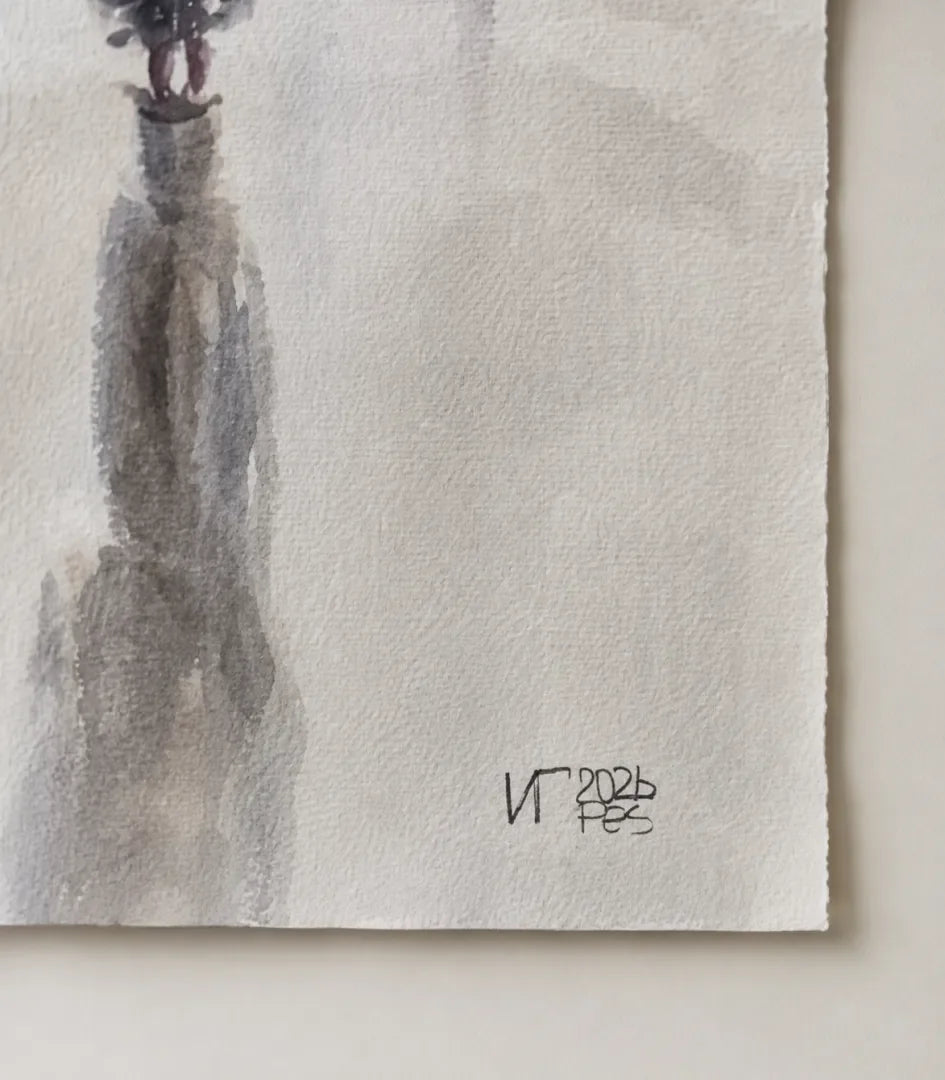 Entre les espaces - signe par l'artiste "Iryna Grytsenko"