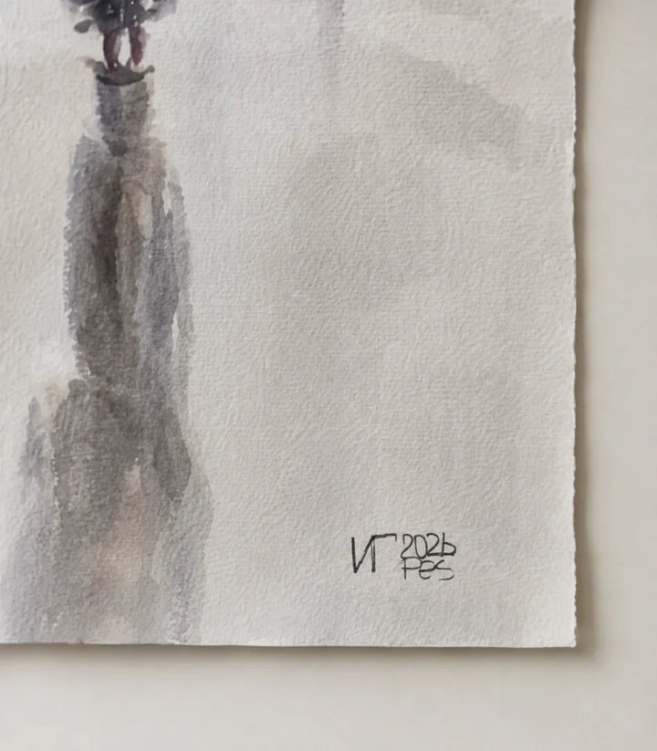 Entre les espaces - signe par l'artiste "Iryna Grytsenko"