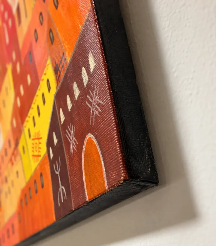 La femme des MAISONS - signe par l'artiste "Ilhame Taki"