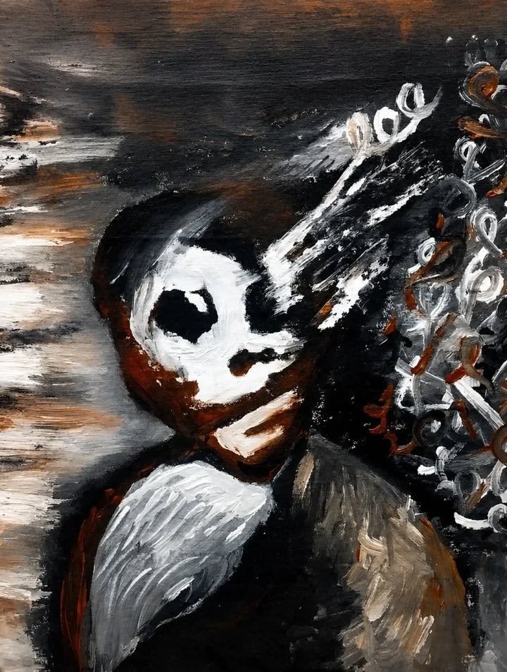 Pensées en quête de liberté - signe par l'artiste "AYOUB RAJI"