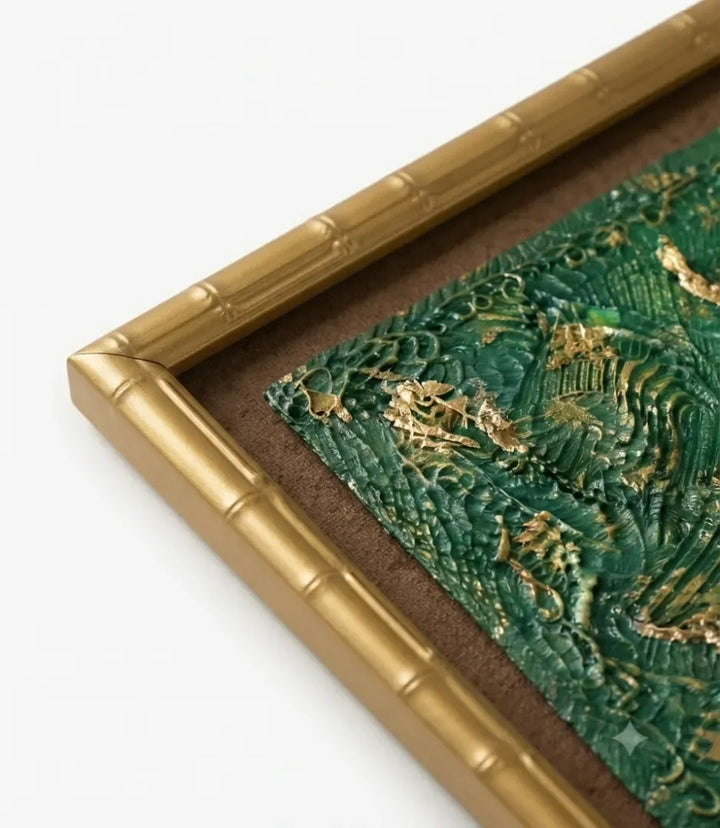 Nature en relief - signe par l'artiste "Mounia Lemrozi"