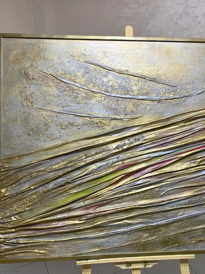 CHEMIN D’OR - signe par l'artiste "CHAIMAA El HATIFI"