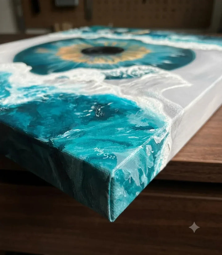 L’Œil de l’Océan - signe par l'artiste "Chaymae Boukouk"
