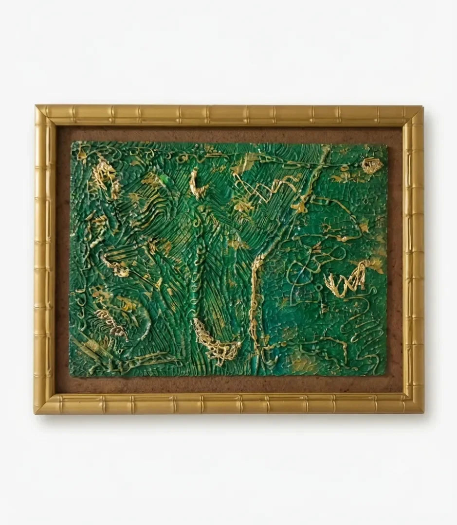 Nature en relief - signe par l'artiste "Mounia Lemrozi"