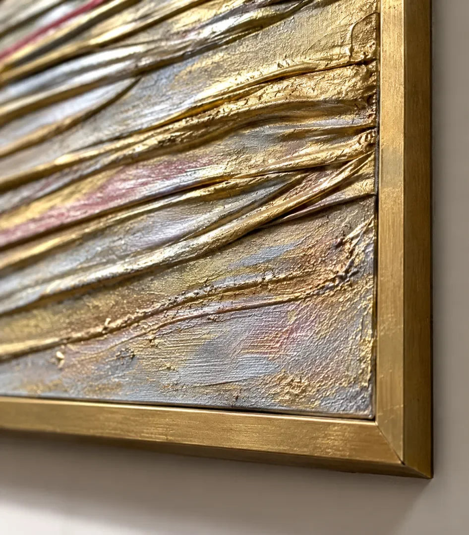 CHEMIN D’OR - signe par l'artiste "CHAIMAA El HATIFI"