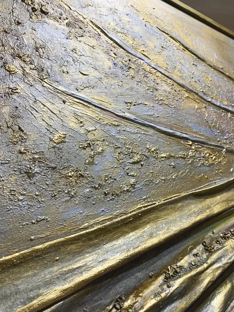 CHEMIN D’OR - signe par l'artiste "CHAIMAA El HATIFI"