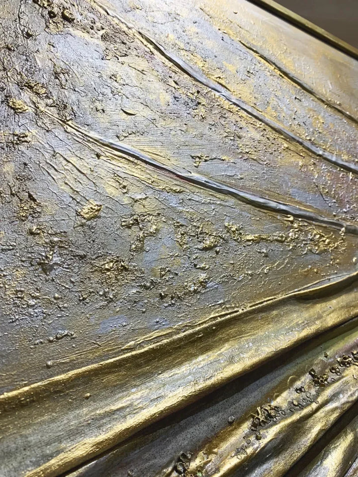 CHEMIN D’OR - signe par l'artiste "CHAIMAA El HATIFI"