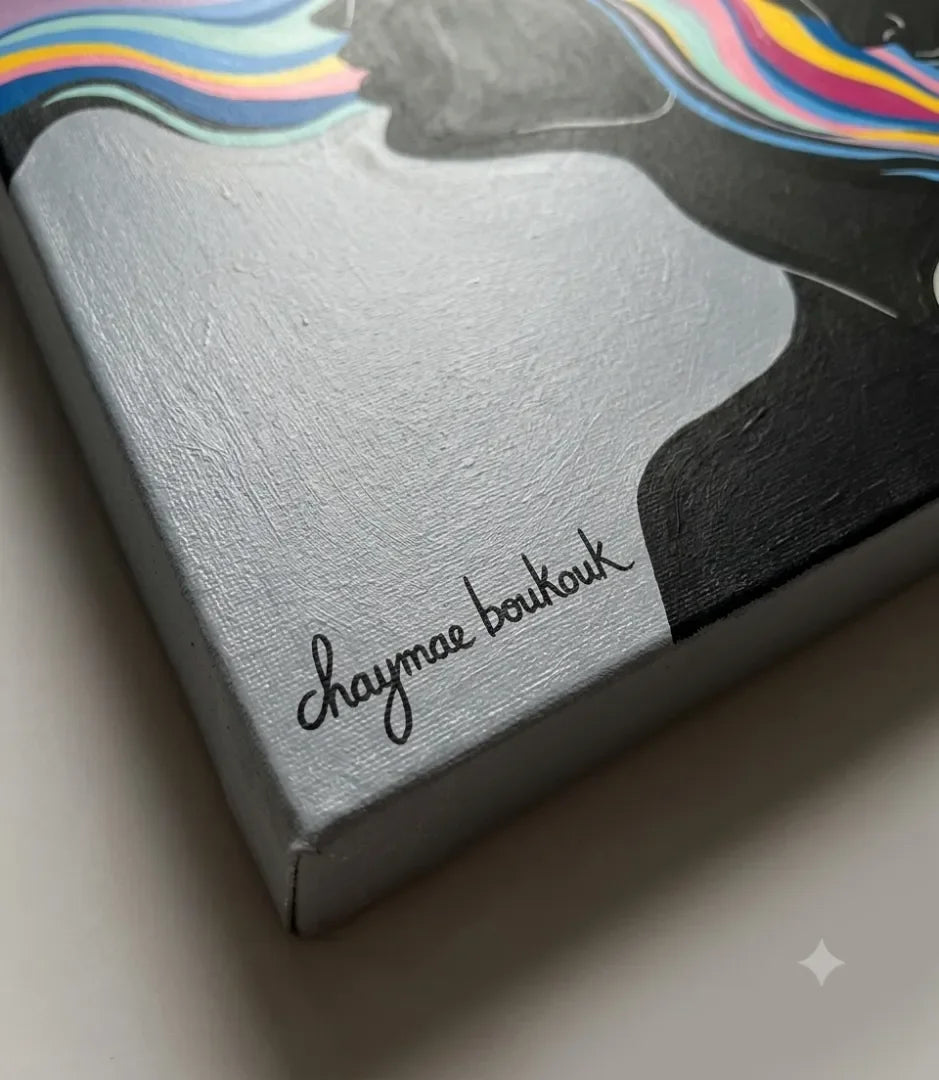 Les Couleurs de l'Esprit - signe par l'artiste "Chaymae Boukouk"