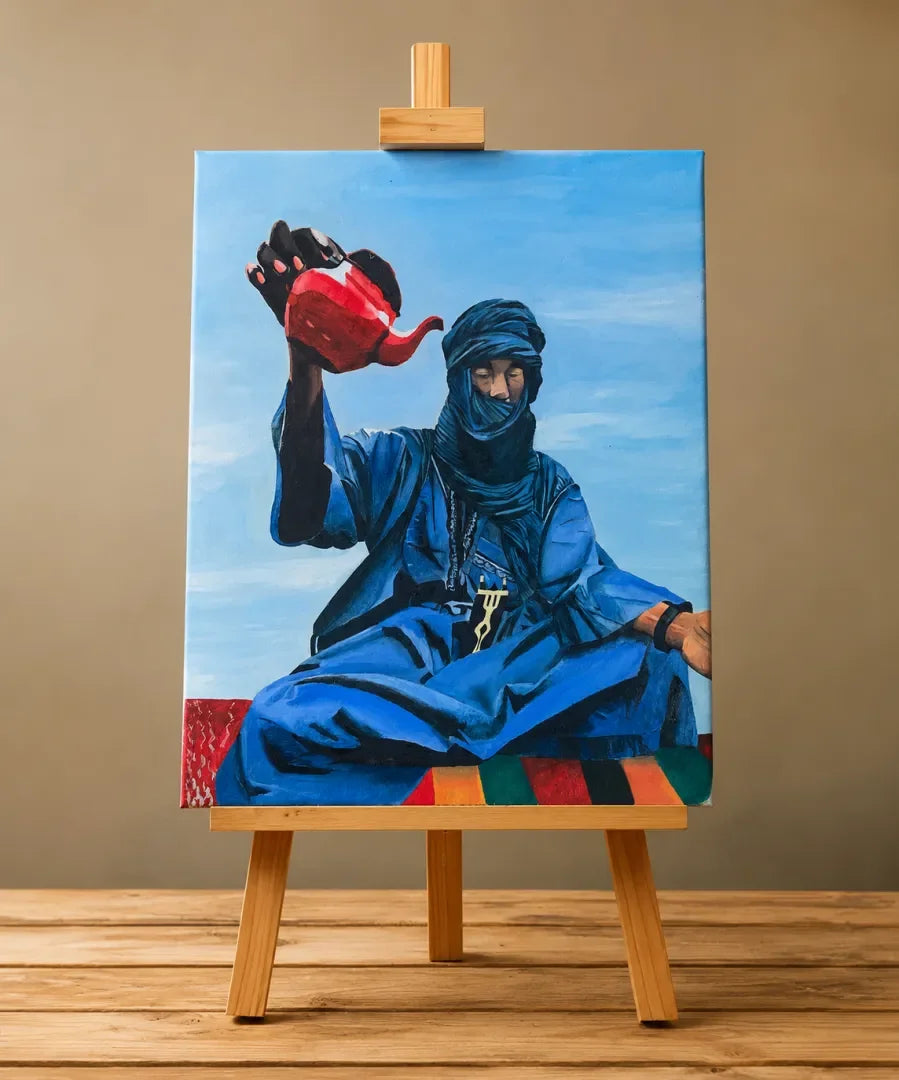 Hospitalité sahraouie - signe par l'artiste "Nisrine Amroug"