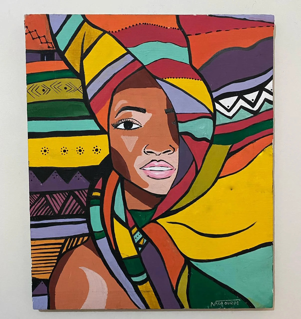 Éclats d'Identité - signe par l'artiste "Nada OUARDI"