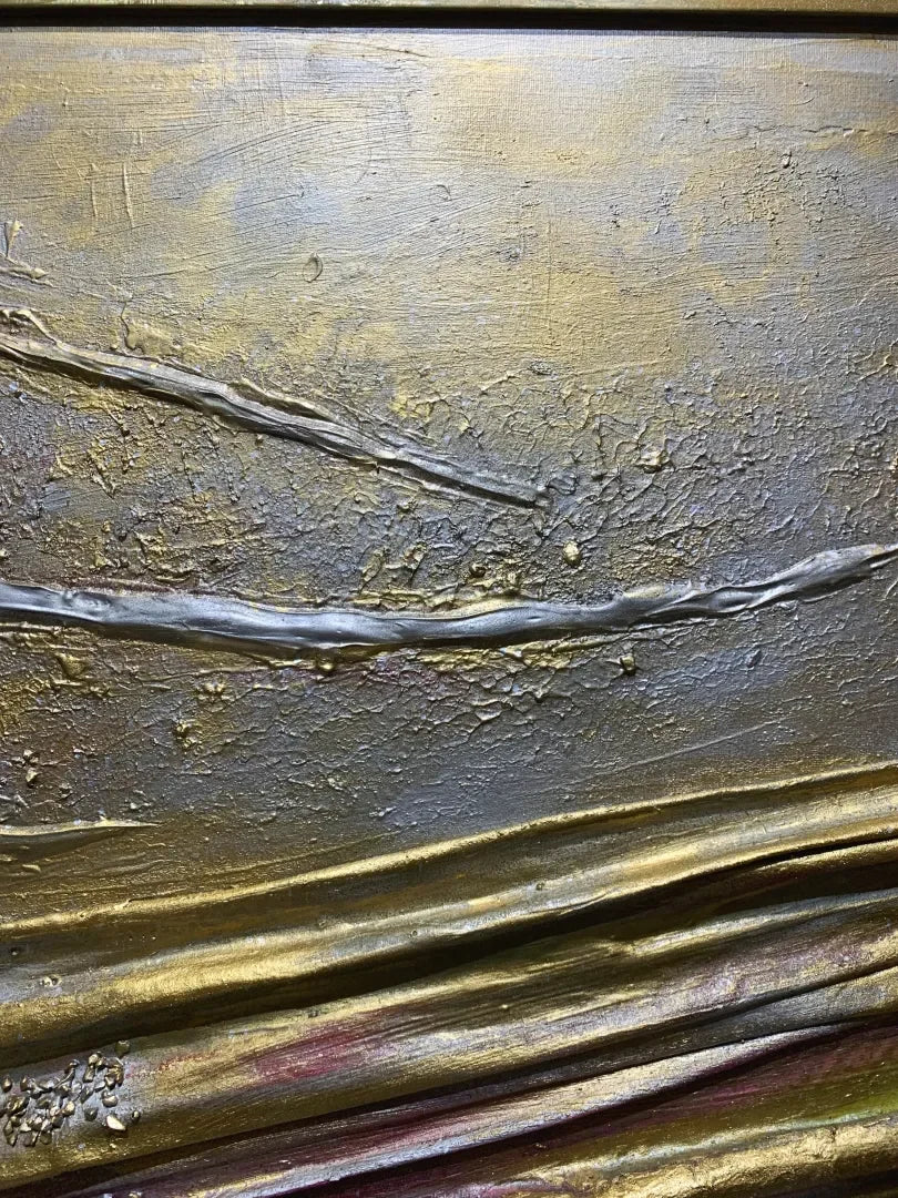 CHEMIN D’OR - signe par l'artiste "CHAIMAA El HATIFI"