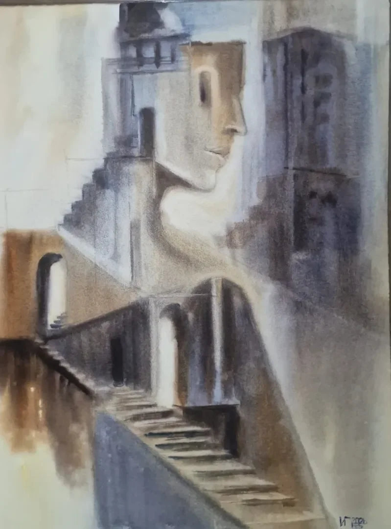 L’empreinte du temps - signe par l'artiste "Iryna Grytsenko"