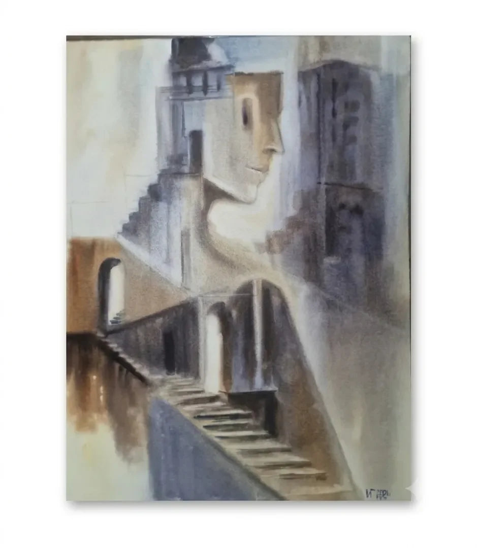 L’empreinte du temps - signe par l'artiste "Iryna Grytsenko"