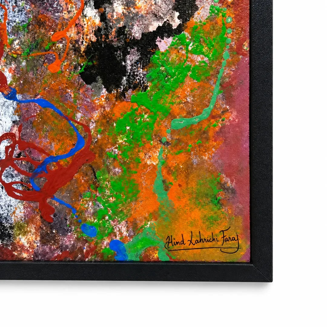 Energie libre - signe par l'artiste "Hind Lahrichi"