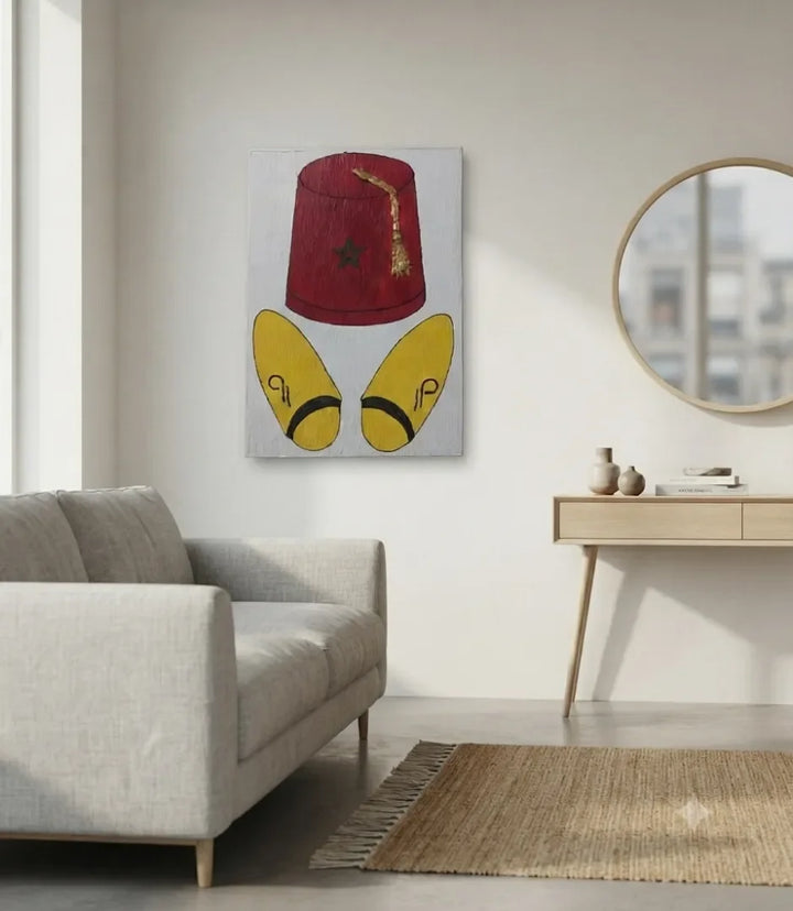 L'âme marocaine - signe par l'artiste "Mounia Lemrozi"