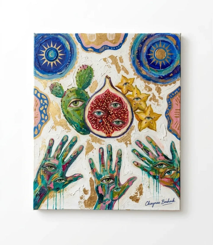 Âme Marocaine Mystique - signe par l'artiste "Chaymae Boukouk"