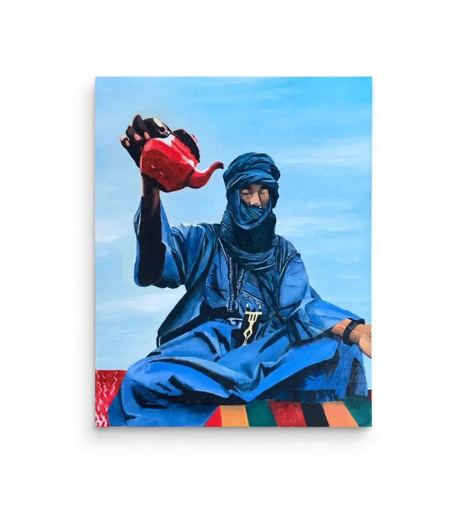 Hospitalité sahraouie - signe par l'artiste "Nisrine Amroug"