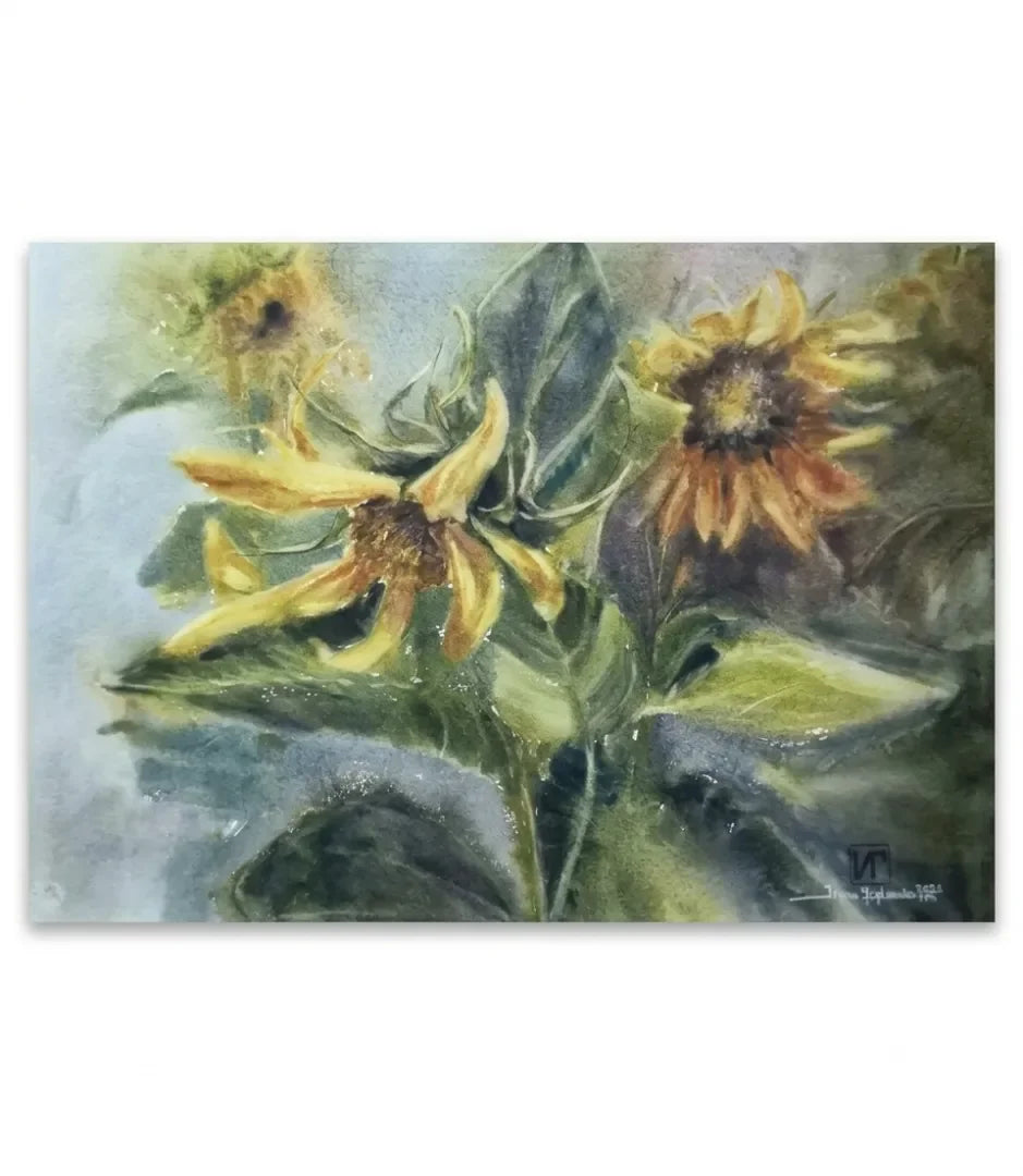 Dans le vent - signe par l'artiste "Iryna Grytsenko"