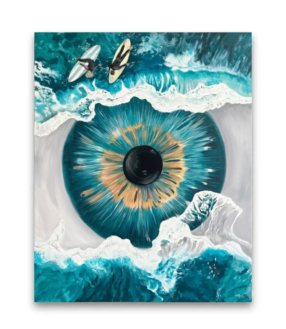 L’Œil de l’Océan - signe par l'artiste "Chaymae Boukouk"