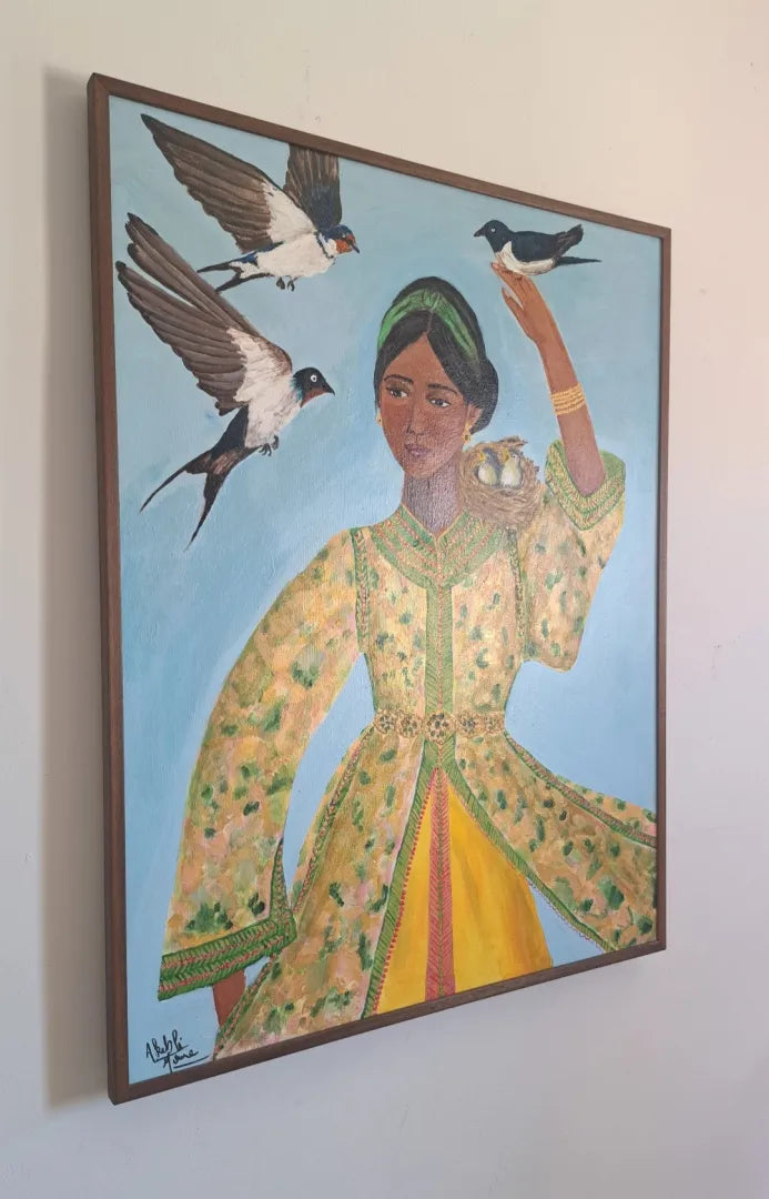 Symphonie de liberté - signe par l'artiste "Mouna Akebli"