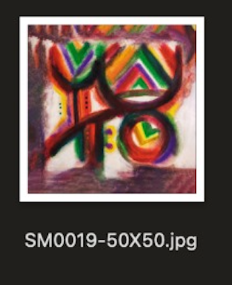 SM0019-50X50 بجودة ديلوكس مع إطار ذهبي