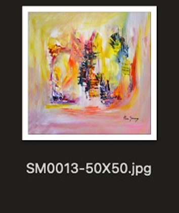 SM0013-50X50 بجودة ديلوكس مع إطار ذهبي