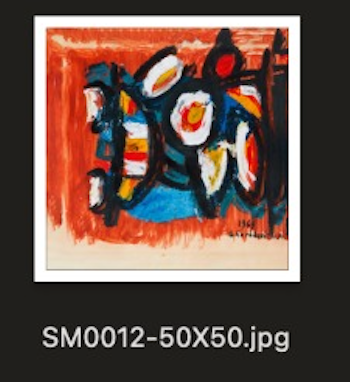 SM0012-50X50 بجودة ديلوكس مع إطار ذهبي