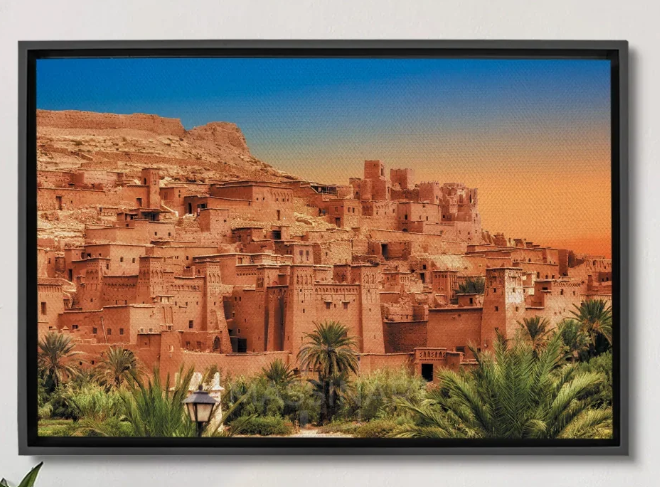 Ait Benhaddou Flash Deal -50% Premium Cadre bois massif